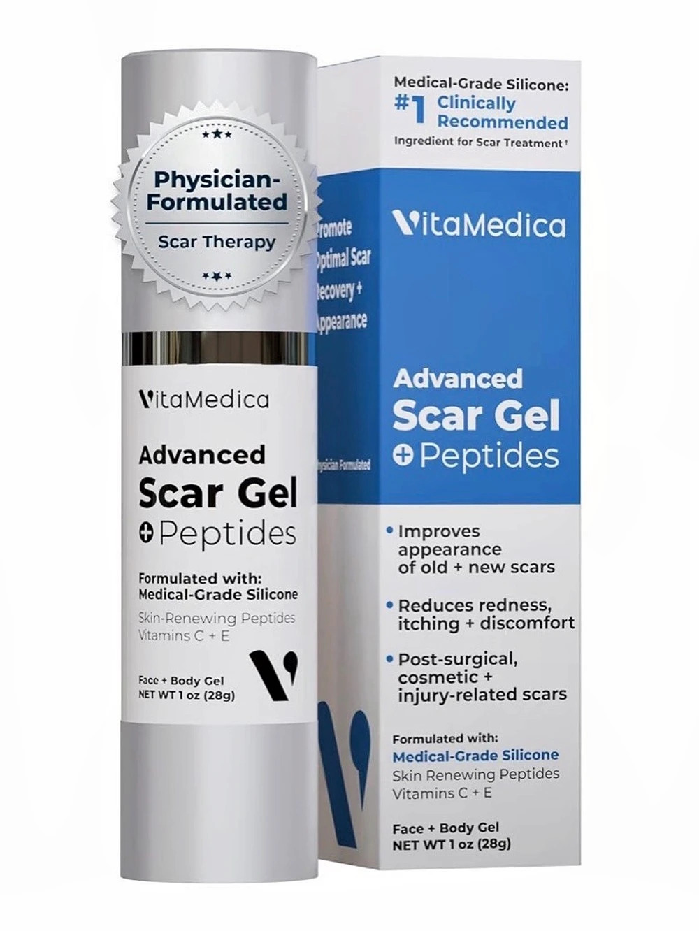 VitaMedica Advanced Scar Gel + Peptides Scar Gel + Peptides SKU 211